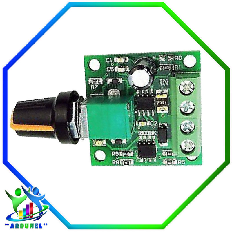 CONTROLADOR PWM  DE VELOCIDAD DE MOTOR DC 2A 1.8V 3V 5V 6V 12V CONTROLADOR PWM  DE VELOCIDAD DE MOTOR DC 2A 1.8V 3V 5V 6V 12V