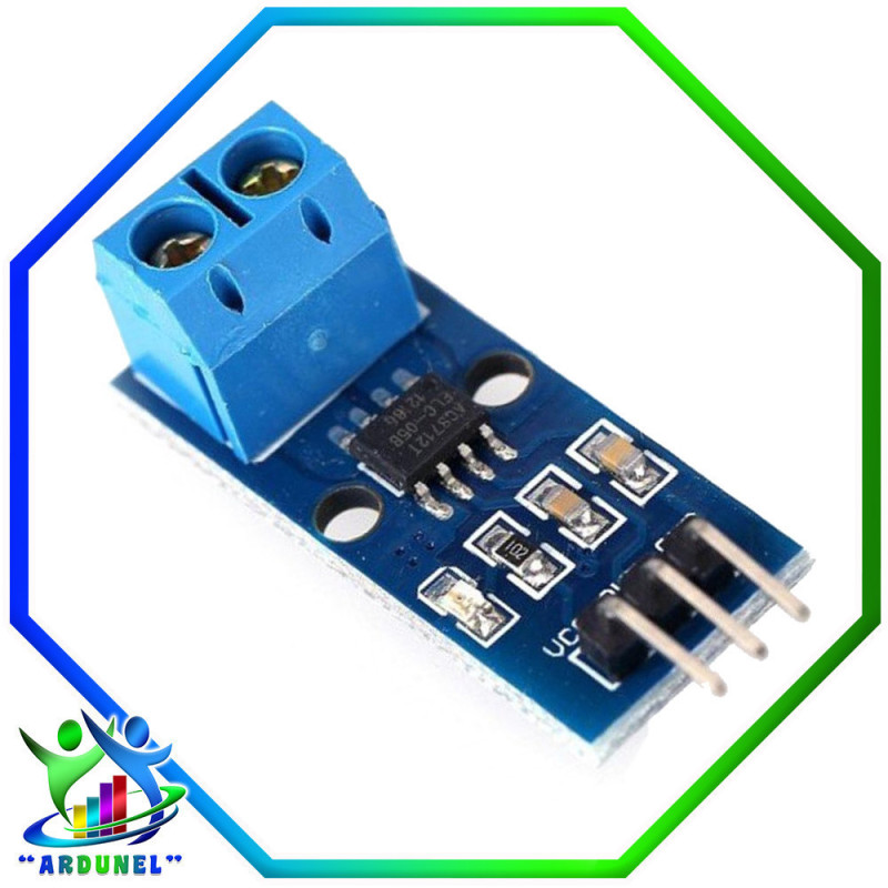 ACS712 SENSOR DE CORRIENTE  5A (ALTA CALIDAD) ACS712 SENSOR DE CORRIENTE  5A (ALTA CALIDAD)