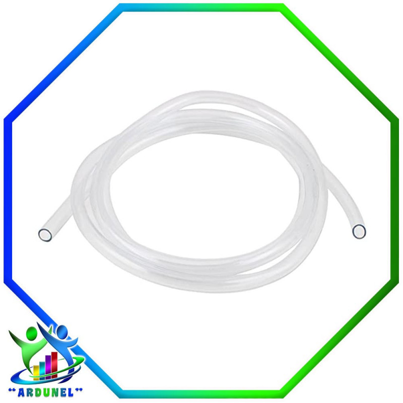 MANGUERA PVC 6X8MM TRASPARENTE PARA LIQUIDOS (1METRO) MANGUERA PVC 6X8MM TRASPARENTE PARA LIQUIDOS (1METRO)
