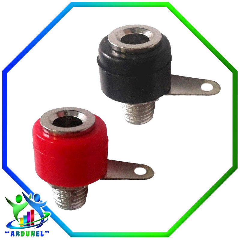 CONECTOR BANANA HEMBRA CORTO 4MM CONECTOR BANANA HEMBRA CORTO 4MM