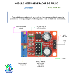 MODULO NE555 GENERADOR DE PULSO MODULO NE555 GENERADOR DE PULSO