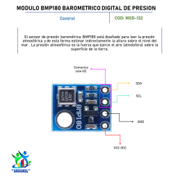 MODULO BMP180 BAROMÉTRICO DIGITAL DE PRESIÓN MODULO BMP180 BAROMÉTRICO DIGITAL DE PRESIÓN