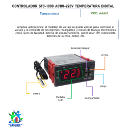 CONTROLADOR STC-1000 AC110-220V TEMPERATURA DIGITAL CONTROLADOR STC-1000 AC110-220V TEMPERATURA DIGITAL