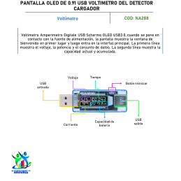 PANTALLA OLED DE 0.91" USB VOLTÍMETRO DEL DETECTOR CARGADOR PANTALLA OLED DE 0.91" USB VOLTÍMETRO DEL DETECTOR CARGADOR