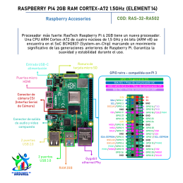 RASPBERRY PI4 2GB RAM CORTEX-A72 1.5GHZ RASPBERRY PI4 2GB RAM CORTEX-A72 1.5GHZ