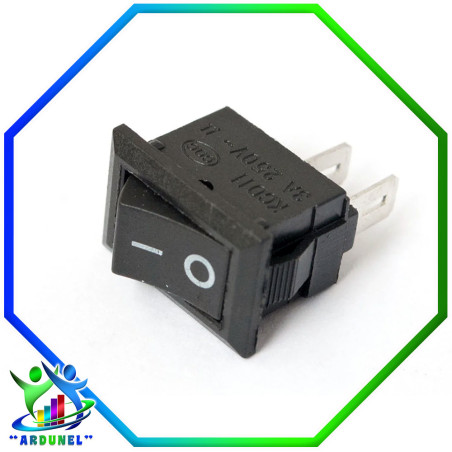 INTERRUPTOR KCD1-11 250V 3A 2PIN ON/OFF
