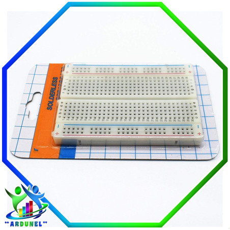 PROTOBOARD SOLDERLESS DE 400 PTS. (ALTA CALIDAD)