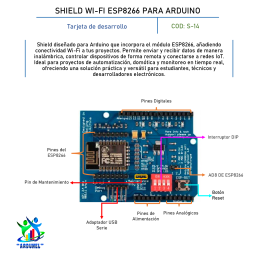 SHIELD WI-FI ESP8266 PARA ARDUINO