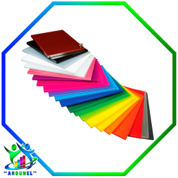LAMINA DE ACRILICO INDUSTRIAL A COLOR 120X244 CM DE 3MM