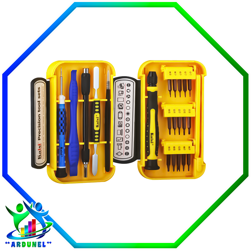JUEGO DE DESTORNILLADORES DE PRECISION KAISI 21 EN 1 3021B