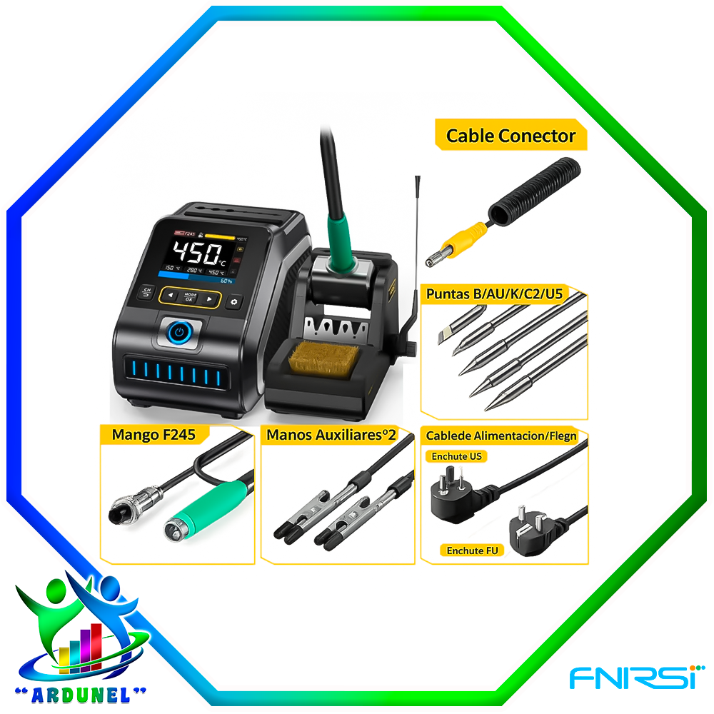 KIT DWS-200-F245 ESTACIÓN DE SOLDADURA DIGITAL (SET 2)