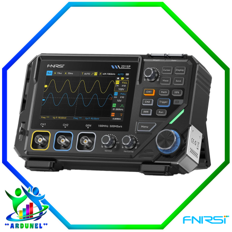 2D15P OSCILOSCOPIO PORTATIL 3 EN 1 DE 2CH 100MHz