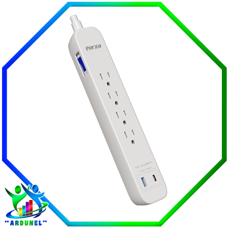 PROTECTOR DE SOBRETENSION USB Y TIPO C 1625W