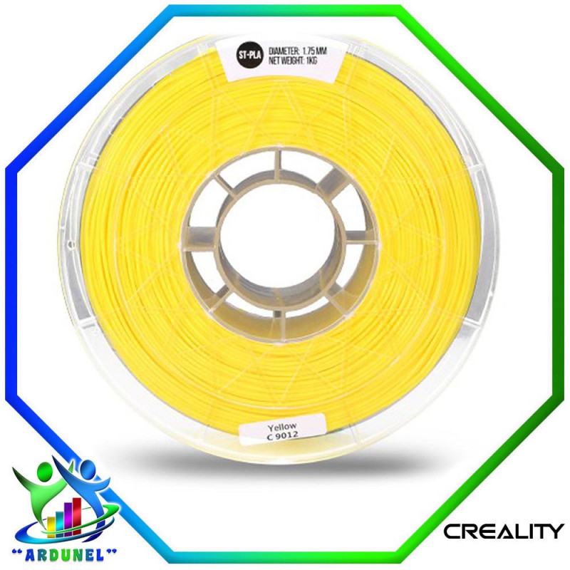 Filamento CR-PLA 1.75mm 1kg, AMARILLO (ALTA CALIDAD) Filamento CR-PLA 1.75mm 1kg, AMARILLO (ALTA CALIDAD)