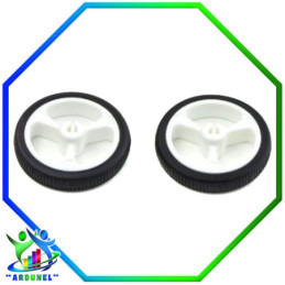 RUEDA POLOLU 32×7MM  BLANCO (PAR)